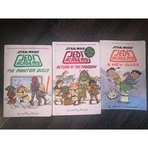 Set of 3 Star Wars Jedi Academy Hardcover/Paperback Books